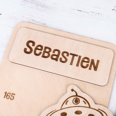 Dětský metr na zeď - vesmír