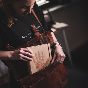 Zápisník s dřevěnými deskami - Váš motiv