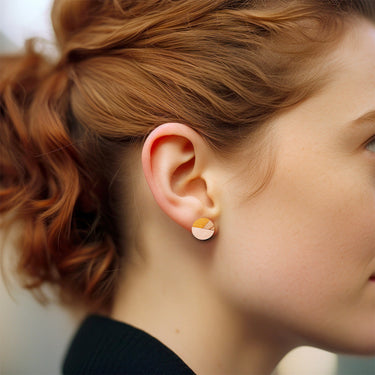 Dřevěné náušnice HOORAY Amarillo