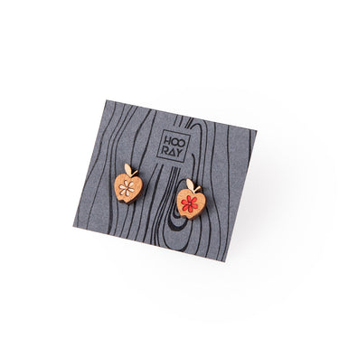 Dřevěné náušnice HOORAY Cidro