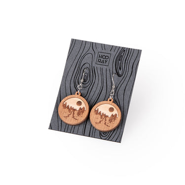 Dřevěné náušnice HOORAY Viaggio