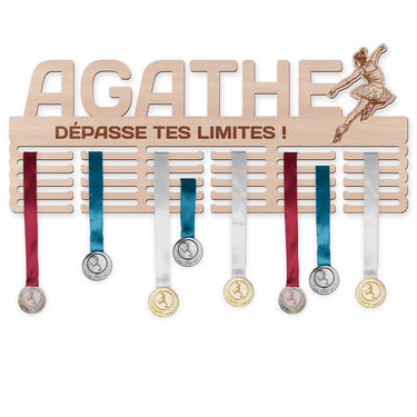 Věšák na medaile - Krasobruslení, žena
