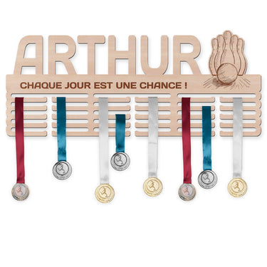 Věšák na medaile - Kuželky