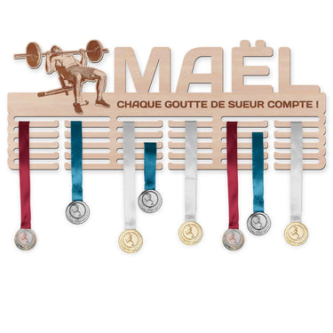 Věšák na medaile - Bench press