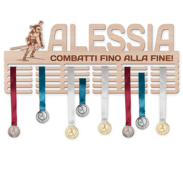 Věšák na medaile - Biatlon, žena