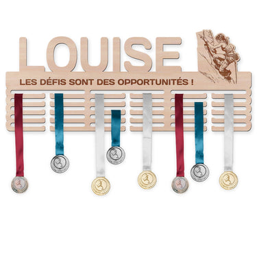 Věšák na medaile - Horolezectví, žena