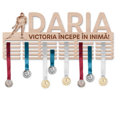 Věšák na medaile - Běh na lyžích, žena