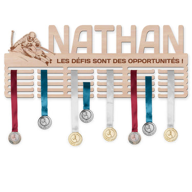 Věšák na medaile - Sjezdové lyžování, muž