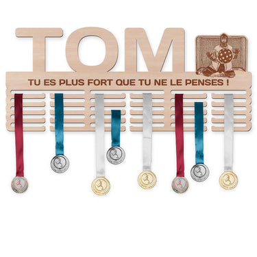 Věšák na medaile - Florbal, muž brankář