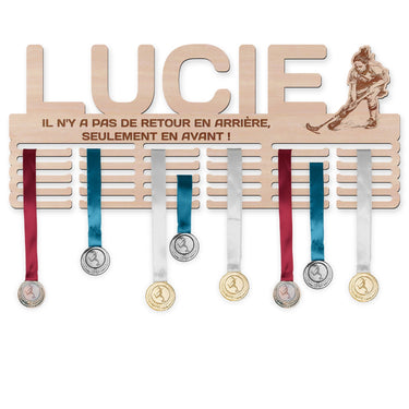 Věšák na medaile - Florbal, žena