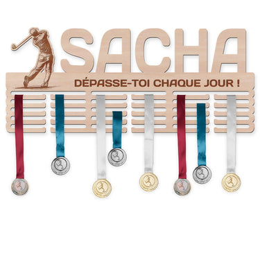 Věšák na medaile - Golf, muž