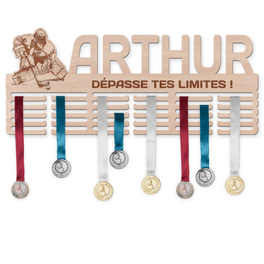 Věšák na medaile - Hokejbal, muž brankář