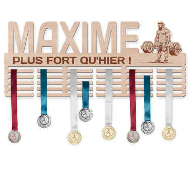 Věšák na medaile - Powerlifting, muž