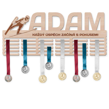 Věšák na medaile - Skok na lyžích