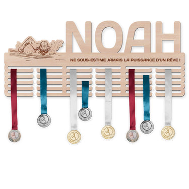 Věšák na medaile - Plavání, muž