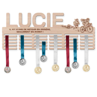 Věšák na medaile - Triatlon, žena