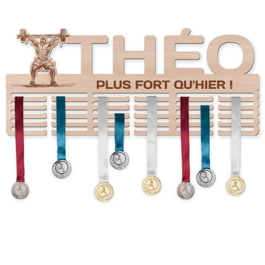 Věšák na medaile - Vzpírání, muž