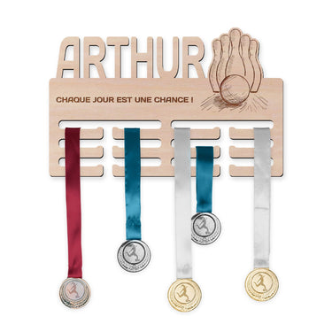 Věšák na medaile - Kuželky