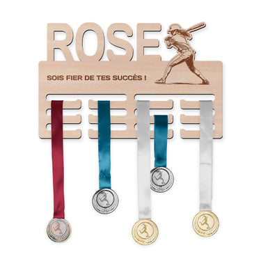 Věšák na medaile - Baseball, žena