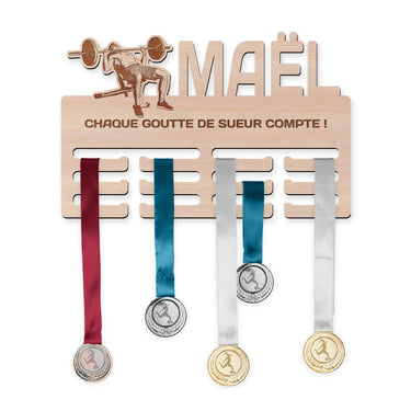 Věšák na medaile - Bench press