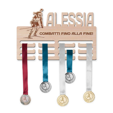 Věšák na medaile - Biatlon, žena