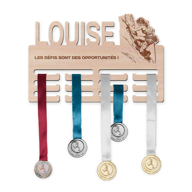 Věšák na medaile - Horolezectví, žena