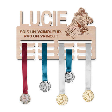 Věšák na medaile - Pozemní hokej, žena brankářka