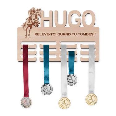 Věšák na medaile - Jezdecký parkur, muž