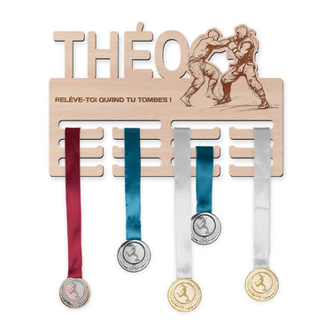 Věšák na medaile - Kickbox, muž