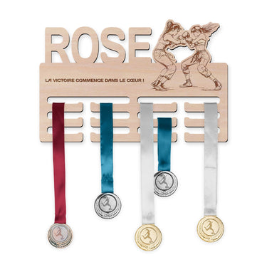 Věšák na medaile - Kickbox, žena