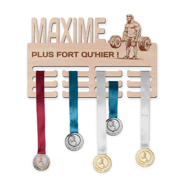 Věšák na medaile - Powerlifting, muž