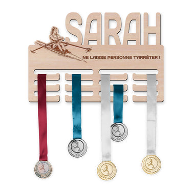 Věšák na medaile - Veslování, žena