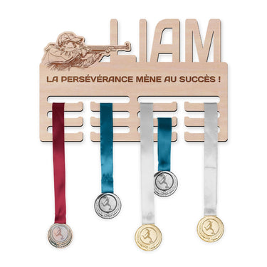 Věšák na medaile - Střelba, muž