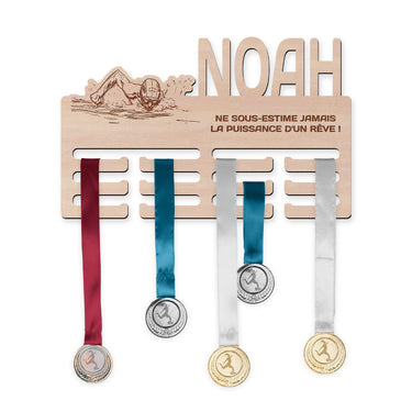 Věšák na medaile - Plavání, muž