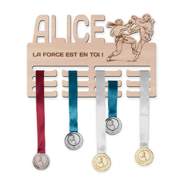 Věšák na medaile - Taekwondo, žena