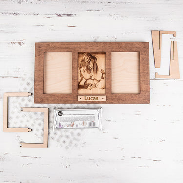 Otiskni své vzpomínky do hmoty – Sada s otiskovací hmotou a gravírovanou fotografií