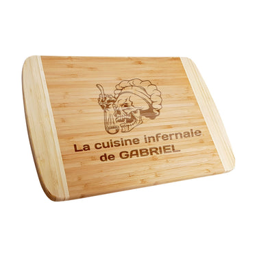 Dárkové bambusové prkénko s gravírováním Pán Kuchyně 3