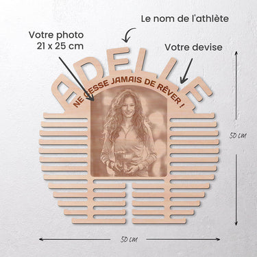 Věšák na medaile PREMIUM s vlastní fotografií