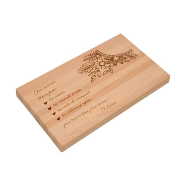 Dárkové masivní prkénko s gravírováním, Pro maminku