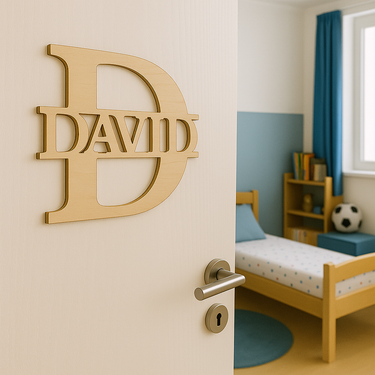 Písmeno na dveře se jménem