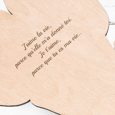 Dřevěná kytice Tulipán