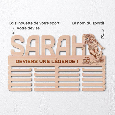 Věšák na medaile s vlastním motivem