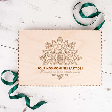 Čajová sada PREMIUM v dřevěné kazetě a s motivem na míru