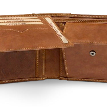 Kožená pánská peněženka s vlastním motivem Forkys