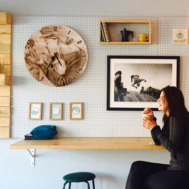 Masivní hodiny s vaší fotografií - 50 cm