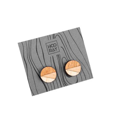 Dřevěné náušnice HOORAY Aliso