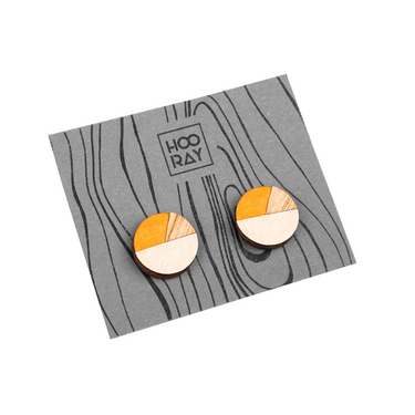 Dřevěné náušnice HOORAY Amarillo