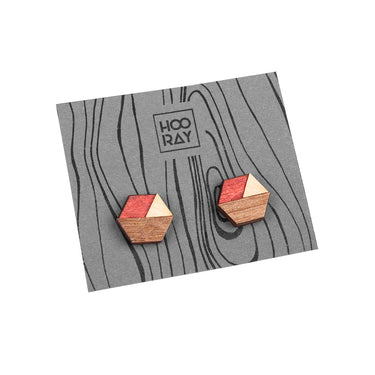 Dřevěné náušnice HOORAY Cerezo