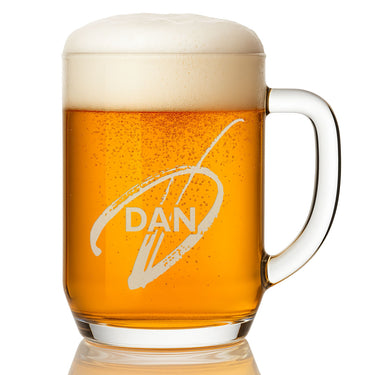 Skleněný půllitr se jménem (500 ml)