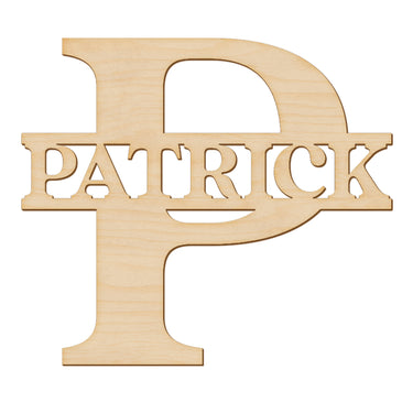 Písmeno na dveře se jménem